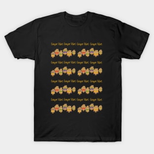 GINGERBREAD Man Christmas Village T-Shirt